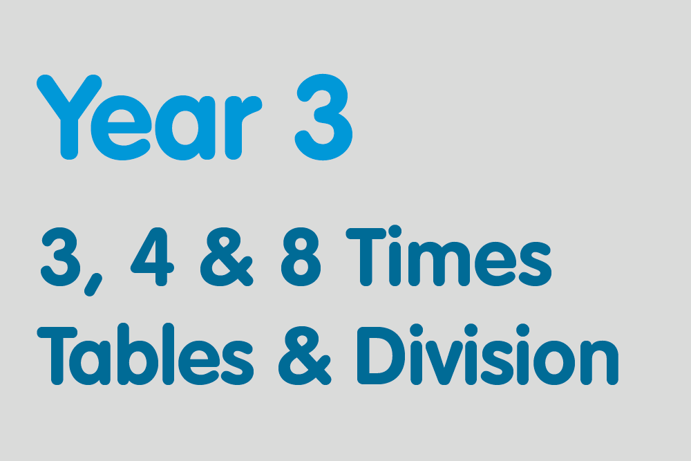 Year 3 Times Tables Division 1 Dig1t