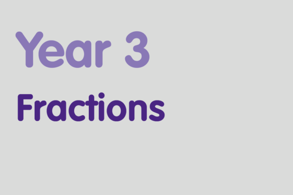 Year 3 activities for practising: Fractions